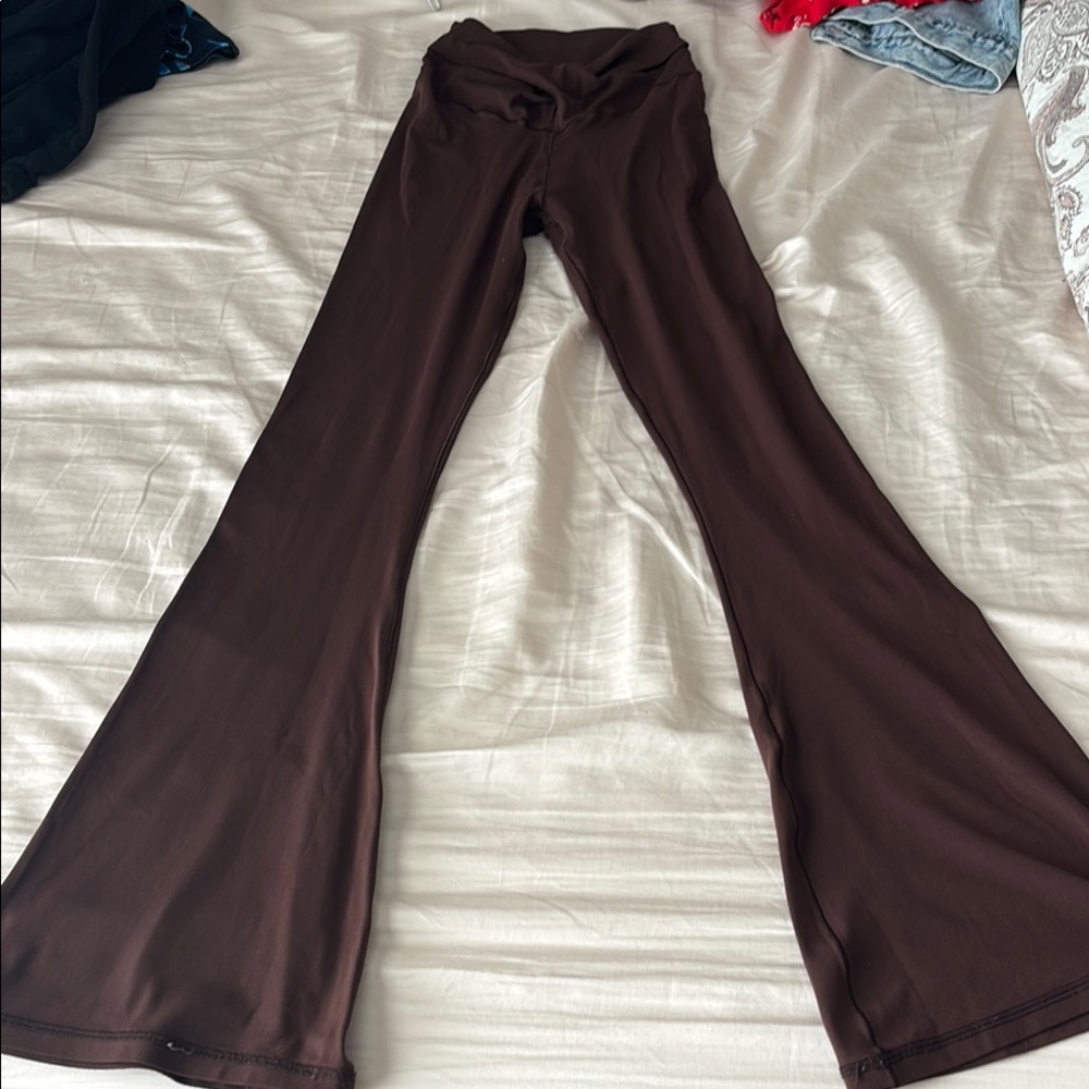 Aerie Brown Boot Cut Flare Pants